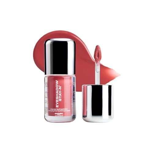 sacheu liquid eyeshadow stay n, buildable & blendable, girly pop