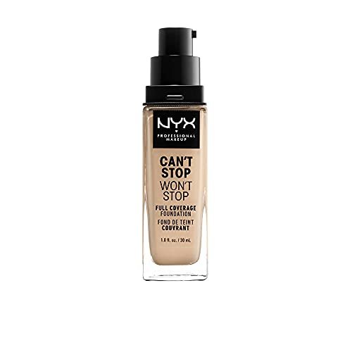 nyx professional makeup can't stop won't stop foundation, 24h...