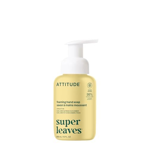 attitude foaming hand soap, ewg verified, plant and mineral ba...