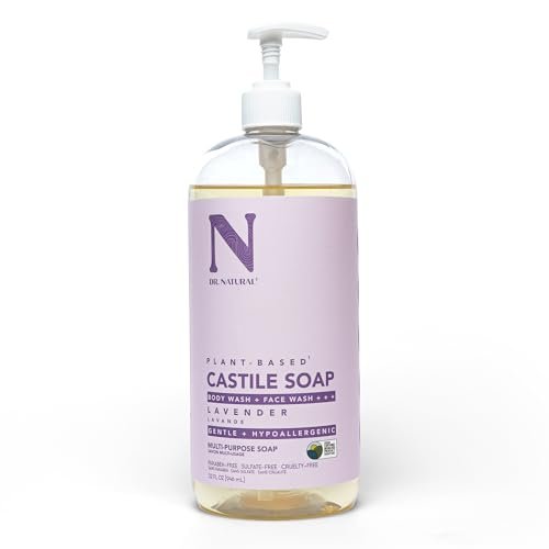 Dr. Natural Castile Liquid Soap - Multi-Use Body Wash, Shampoo... dr. natural castile liquid soap multi use body wash, shampoo...