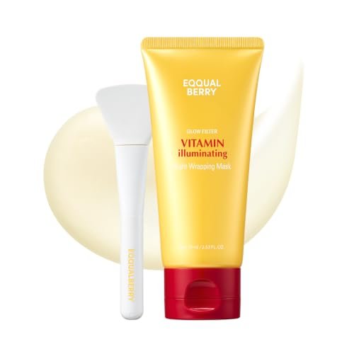 eqqualberry vitamin illuminating night wrapping mask | easy pe...