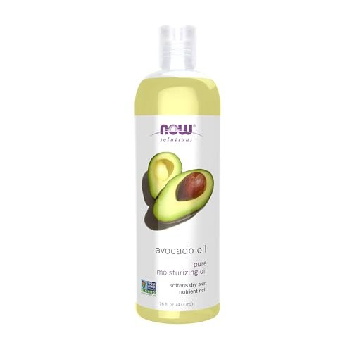 now foods solutions, avocado oil, 100% pure moisturizing oil,...