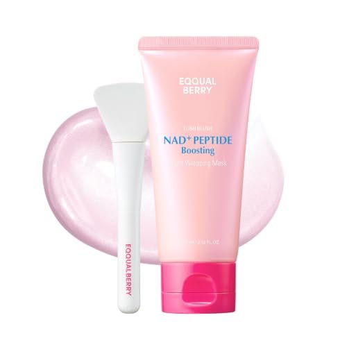 eqqualberry nad+ peptide boosting night wrapping mask | easy p...
