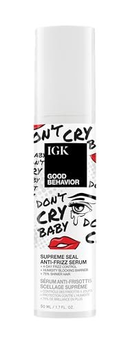 igk good behavior anti frizz smoothing serum – boosts shine, s...