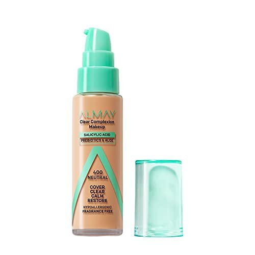 almay clear complexion acne foundation makeup with salicylic a...