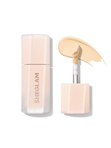 sheglam hideaway full coverage liquid concealer for hydrating...
