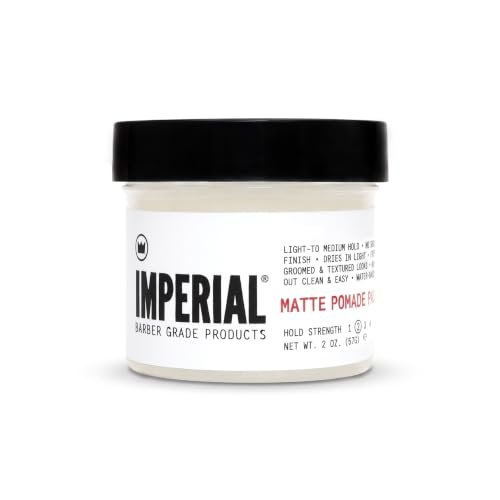 imperial barber grade products | matte pomade paste, 2 oz