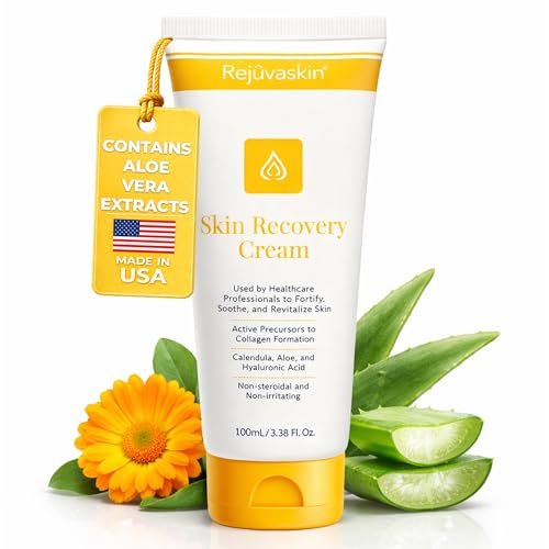 rejuvaskin skin recovery cream, 100 ml, hydrates dry skin reli...