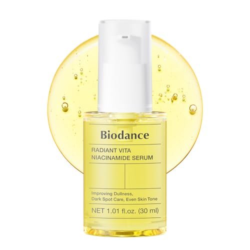 biodance radiant vita niacinamide serum, for even tone dark sp...