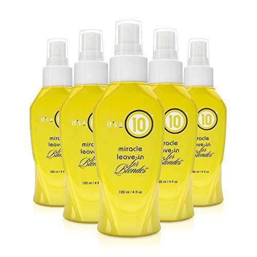 it's a 10 haircare miracle leave in conditioner for blondes 4 oz