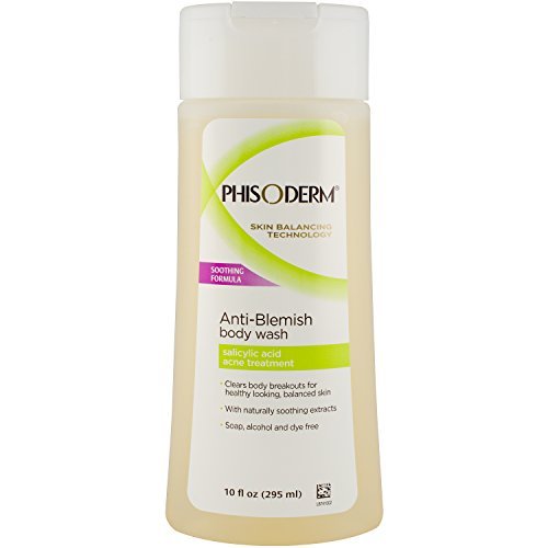 phisoderm anti blemish body wash, 10 ounce