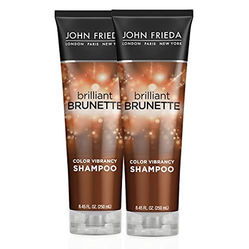 john frieda brilliant brunette, color boosting shampoo, enhanc...