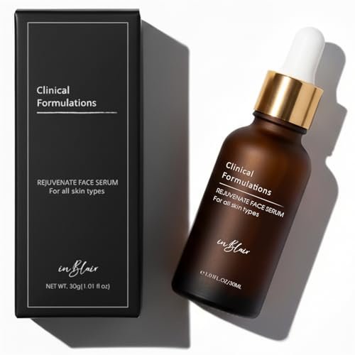 inblair rejuvenate face serum for wrinkles, dark spots with hy...