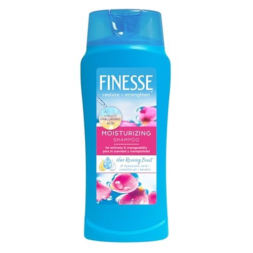 finesse restore + strengthen moisturizing shampoo, 24 oz, mois...