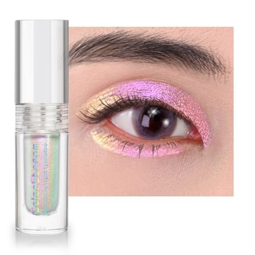 charmacy multichrome glitter liquid eyeshadow, chameleon shift...