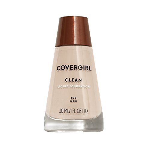 covergirl clean makeup foundation normal skin ivory 105, 1 oz