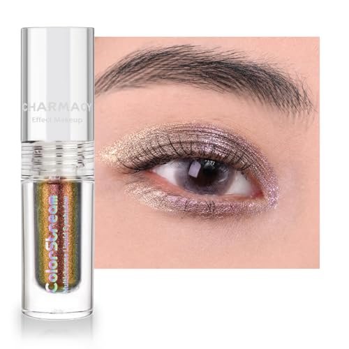 charmacy liquid duochrome eyeshadow, multi dimensional eye loo...