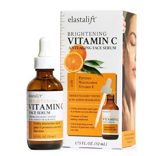 elastalift vitamin c facial serum for age spots, wrinkles, & e...