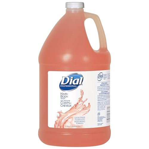 dial professional shampoo&body wash peach scent 1 gal. dia0398...