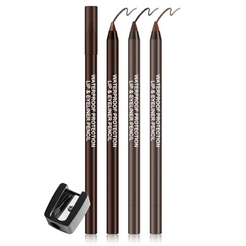ownest 3colors matte & metallic brown gel eyeliner pen，metalli...
