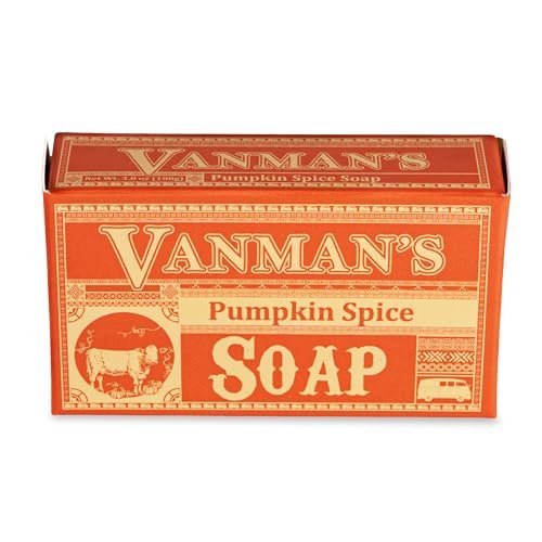 vanman pumpkin spice body soap grass fed finished suet beef...