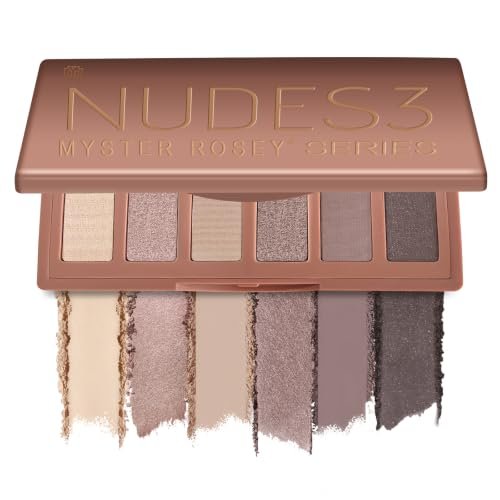 myster rosey nudes 3 series mini eyeshadow palette, nude eyesh...