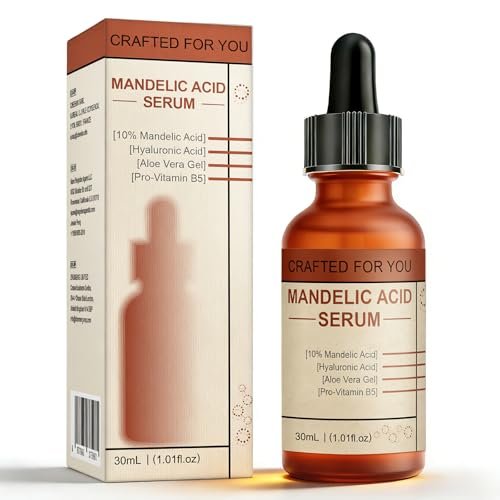 mandelic acid serum for face gentle exfoliating serum with n...