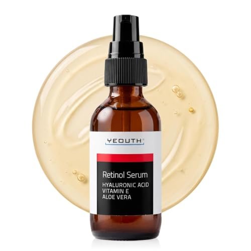 yeouth retinol serum for face with hyaluronic acid and vitamin...