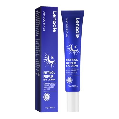 eye cream with retinol, hyaluronic acid, peptides and caffeine...