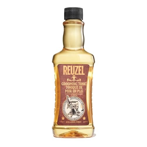 reuzel grooming tonic, hair oil treatment for men, 11.83 oz