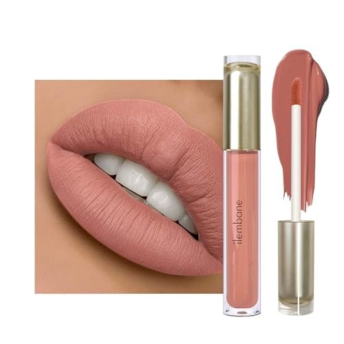 ilembane peach coral liquid lipstick long lasting, smudge pr...