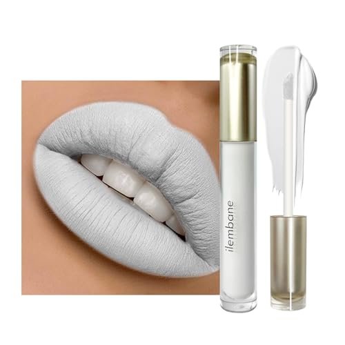 ilembane ash white matte liquid lipstick long lasting infini...