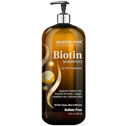 majestic pure biotin shampoo sulfate & paraben free 16 fl oz