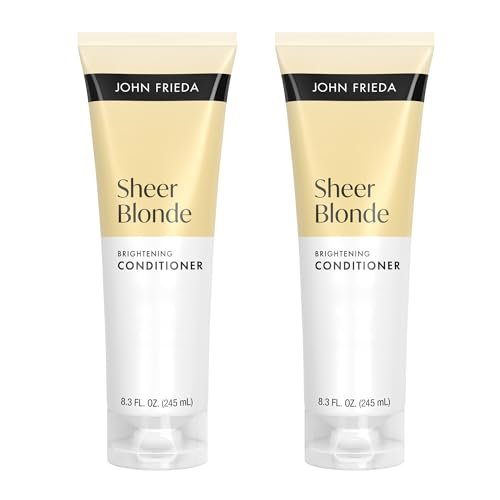 john frieda sheer blonde brightening conditioner, 8.3 fl oz