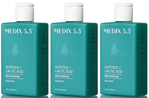 medix 5.5 glycolic acid + lactic acid exfoliating body wash ge...