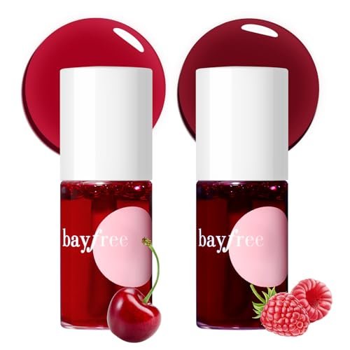 bayfree lip tint stain set, 2 pcs lip & cheek tint lightweight...
