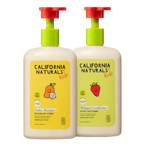 california naturals kids shampoo & conditioner set with vitami...