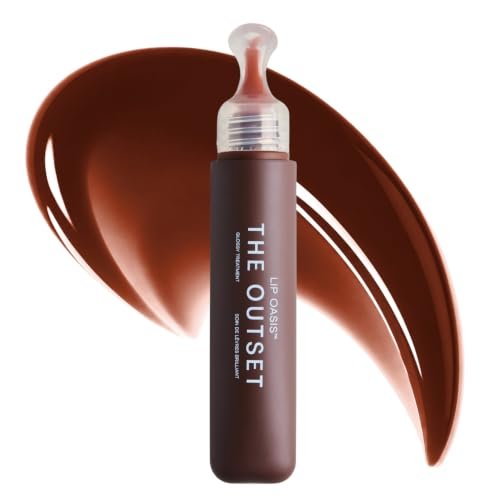 the outset lip oasis hydrating lip balm, bonfire, 0.3 oz