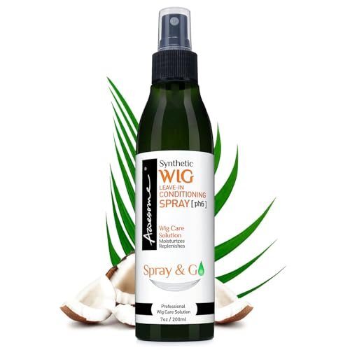 awesome synthetic wig leave in conditioner spray, ph6, profess...