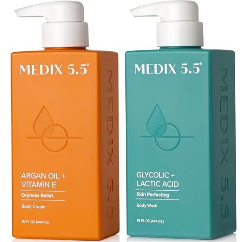 medix 5.5 glycolic acid exfoliating face & body wash cleanser...