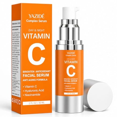 yazide vitamin c serum skincare anti aging formula face seru...