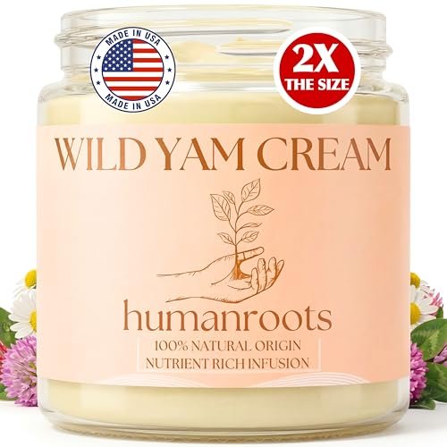 wild yam cream menopause and pms support for women, 4 oz , o...