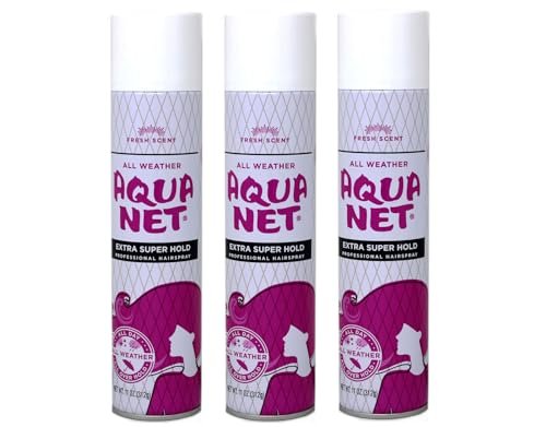 aqua net professional hair spray extra super hold fresh scent...