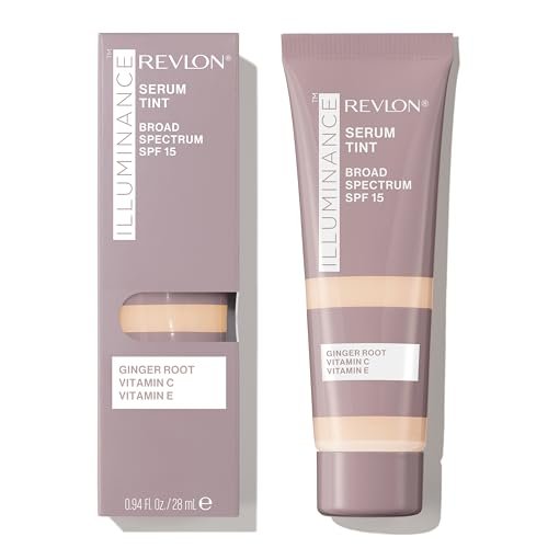 revlon illuminance tinted serum, triple hyaluronic acid, evens...