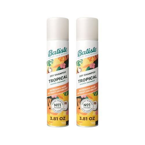 batiste dry shampoo, tropical fragrance, refresh hair and abso...
