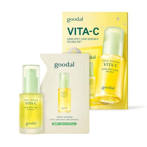 goodal vitamin c dark spot brightening serum 1.01 fl oz + refi...
