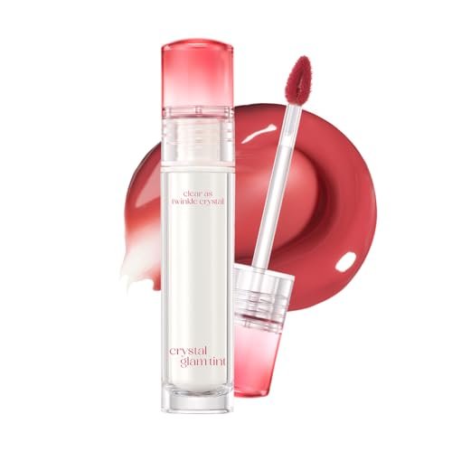 clio crystal glam tint, glossy lip tint with glass like shine,...