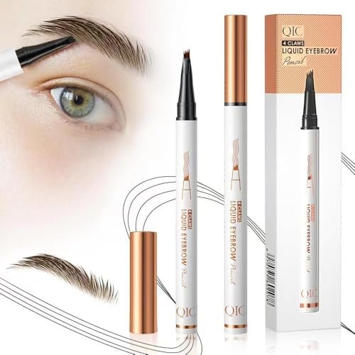 2 pcs microblading eyebrow pen, 3d waterproof 4 tip eyebrow pe...