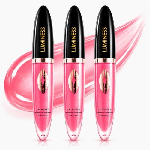 luminess hot kiss intense lip plumper gloss 3 pack | maximum p...