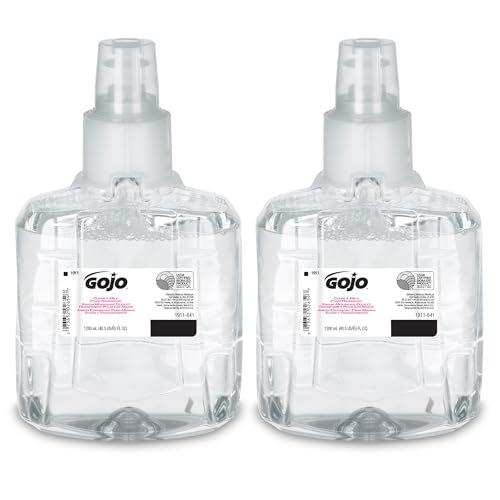 GOJO LTX-12 Foam Soap Refill, 2ct x 1200 mL - 1911-02 gojo ltx 12 foam soap refill, 2ct x 1200 ml 1911 02